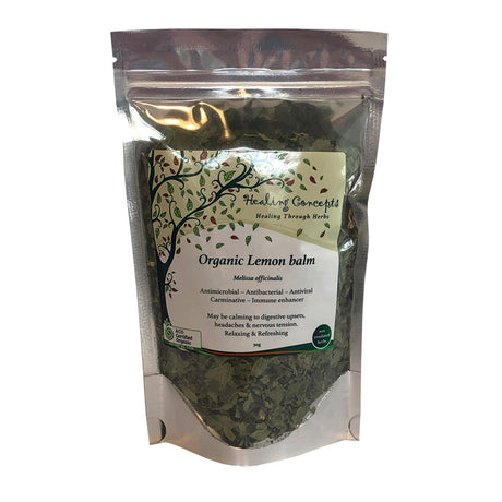 HEALING CONCEPTS Organic Lemon Balm 30g - Dr Earth - Drinks