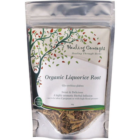 HEALING CONCEPTS Organic Liquorice Root 50g - Dr Earth - Drinks