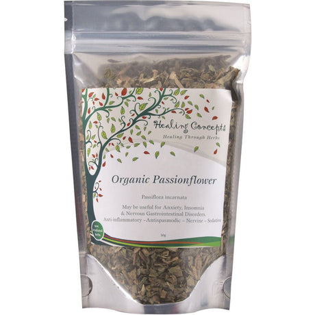 HEALING CONCEPTS Organic Passionflower 40g - Dr Earth - Drinks
