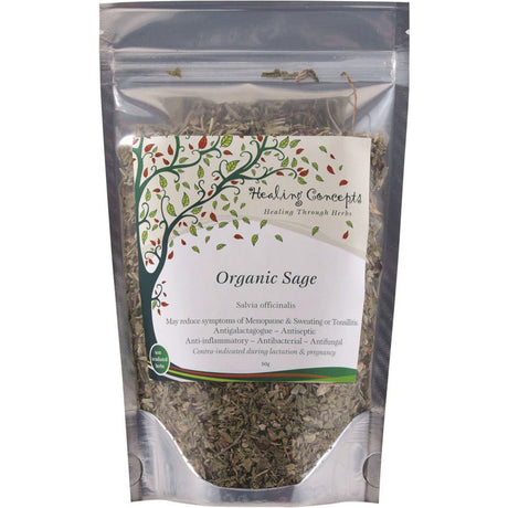 HEALING CONCEPTS Organic Sage 50g - Dr Earth - Drinks