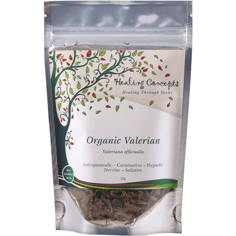 HEALING CONCEPTS Organic Valerian 50g - Dr Earth - Drinks