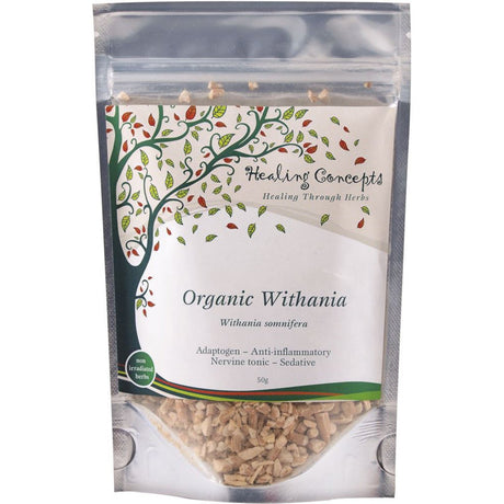 HEALING CONCEPTS Organic Withania 50g - Dr Earth - Drinks