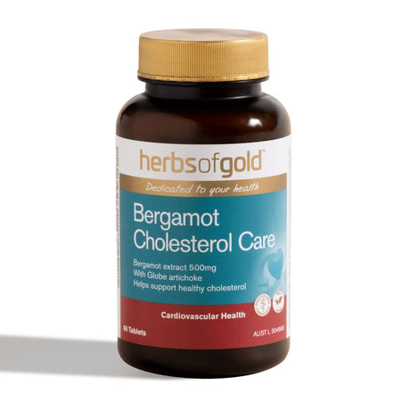 Herbs of Gold Bergamot Cholesterol Care - Dr Earth - Supplements, Cardiovascular