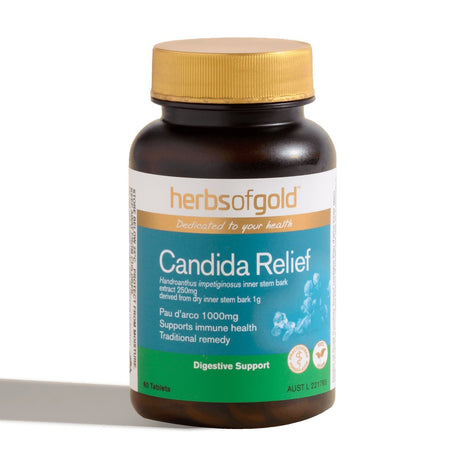 Herbs of Gold Candida Relief - Dr Earth - Supplements, Liver & Digestion
