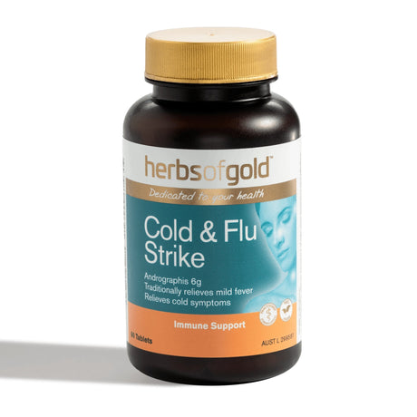 Herbs of Gold Cold & Flu Strike - Dr Earth - Supplements, Immunity