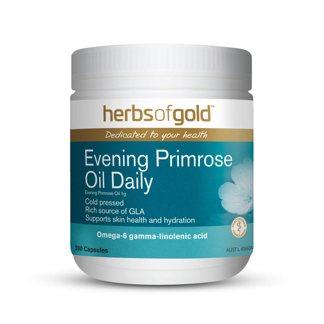 Herbs of Gold Evening Primrose Oil Daily - Dr Earth - Supplements, Nutritional Oils