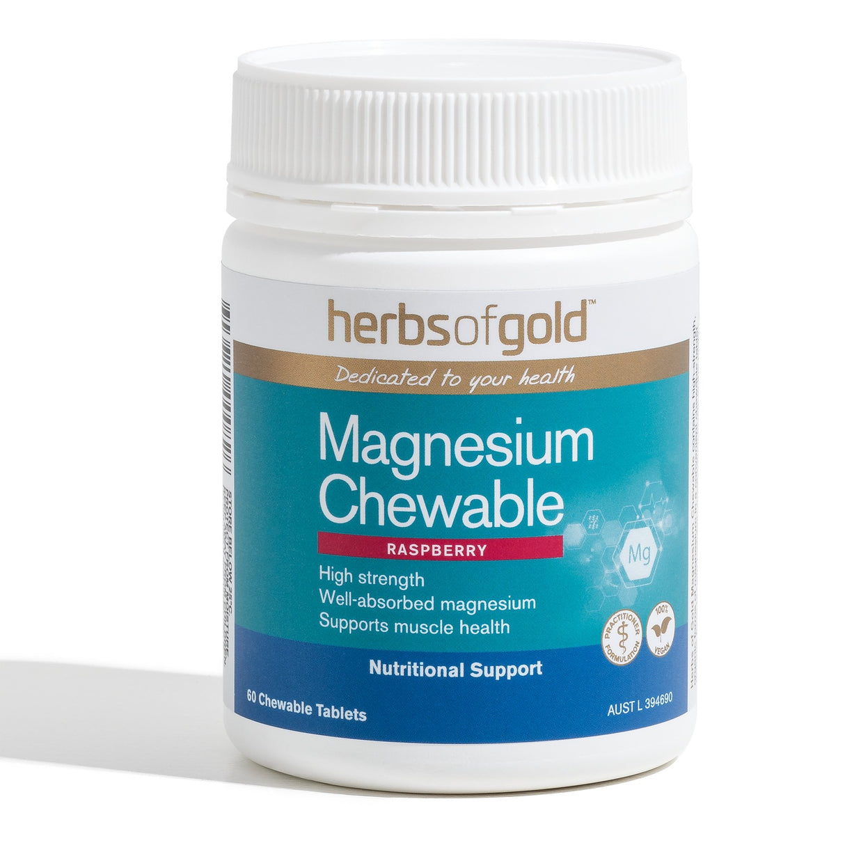 Herbs of Gold Magnesium Chewable - Dr Earth - Supplements, Nutritionals