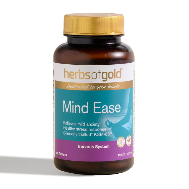 Herbs of Gold Mind Ease - Dr Earth - Supplements, Stress, Sleep & Mild Anxiety