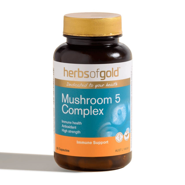 Herbs of Gold Mushroom 5 Complex - Dr Earth - Supplements, Immunity