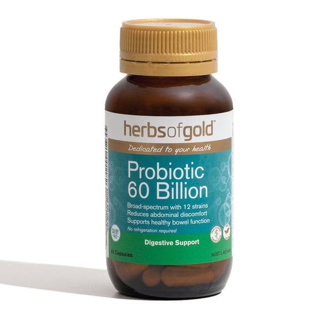 Herbs of Gold Probiotic 60 Billion - Dr Earth - Supplements, Liver & Digestion