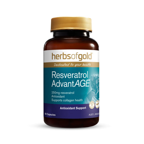 Herbs of Gold Resveratrol AdvantAGE - Dr Earth - Supplements, Antioxidants