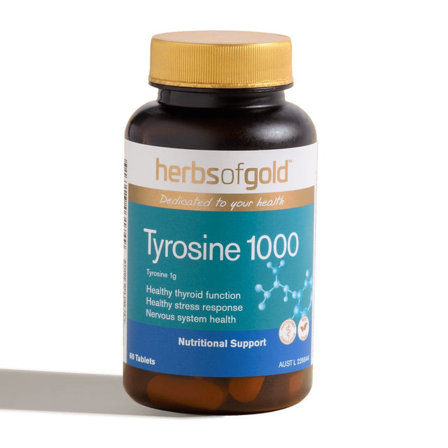 Herbs of Gold Tyrosine 1000 - Dr Earth - Supplements, Nutritionals