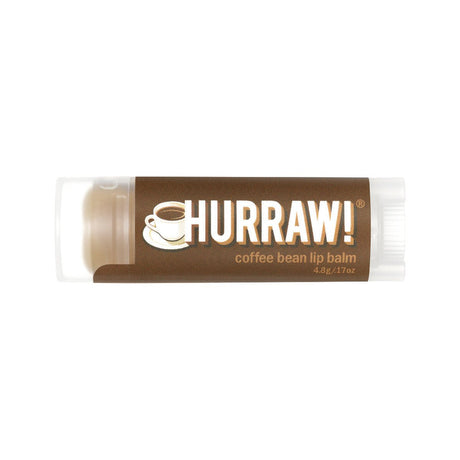 HURRAW! Organic Lip Balm Coffee Bean 4.8g - Dr Earth - Body & Beauty, Skincare