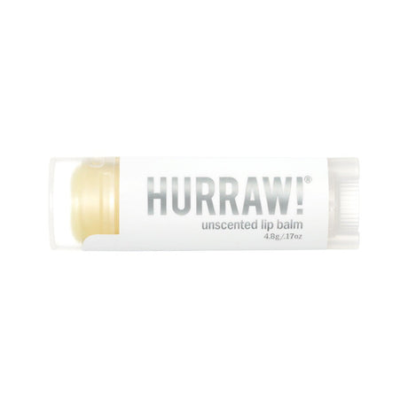 HURRAW! Organic Lip Balm Unscented 4.8g - Dr Earth - Body & Beauty, Skincare