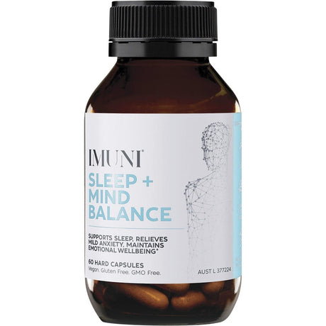 IMUNI Sleep + Mind Balance 60 Caps - Dr Earth - Sleep & Relax