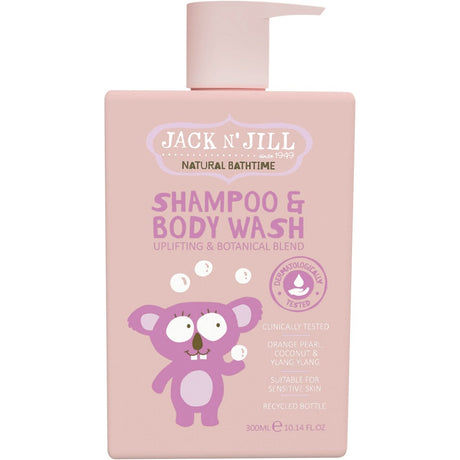 Jack N' Jill Shampoo & Body Wash Uplifting & Botanical Blend 300ml - Dr Earth - Baby & Kids
