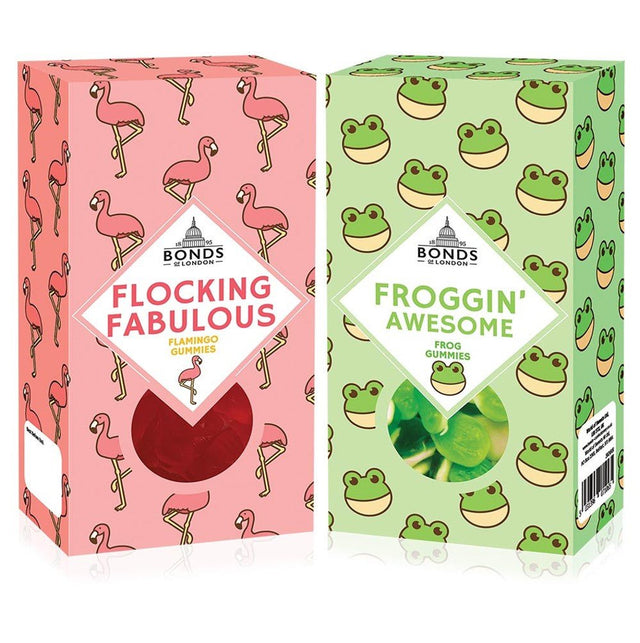 Jenbray Foods Bonds Of London Pun Gift Box Mix - Frogging Awesome/Flocking Fabulous - Dr Earth - confectionary, christmas, gift, seasonal, chocolate