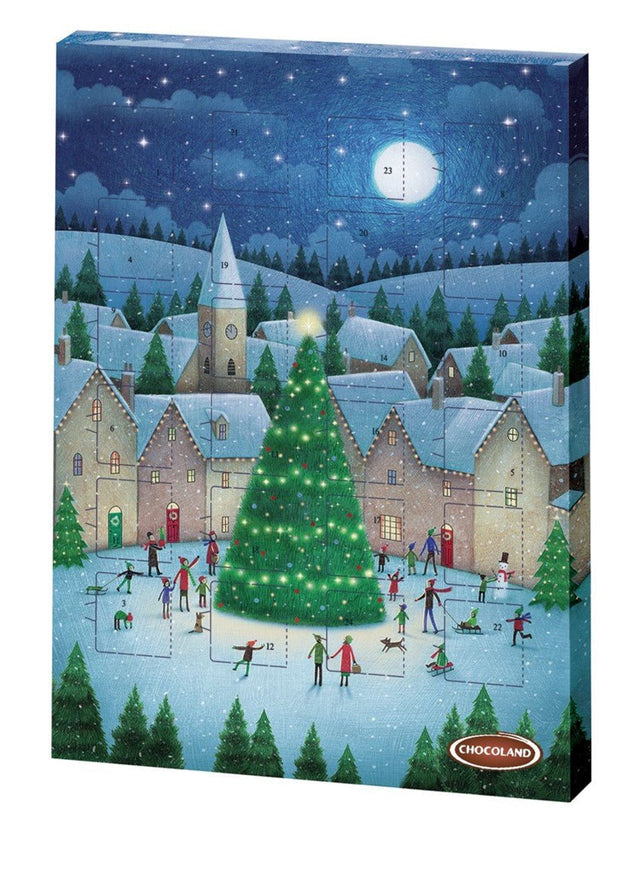 Jenbray Foods Chocoland Advent Calendar Christmas Town(220001514/220-1409) - Dr Earth - confectionary, christmas, gift, seasonal, chocolate