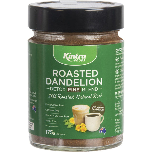 Kintra Foods Roasted Dandelion Blend Fine 175g - Dr Earth - Drinks