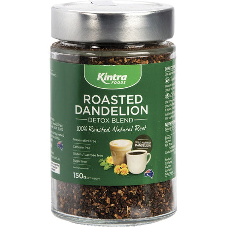 Kintra Foods Roasted Dandelion Blend Granular 150g - Dr Earth - Drinks