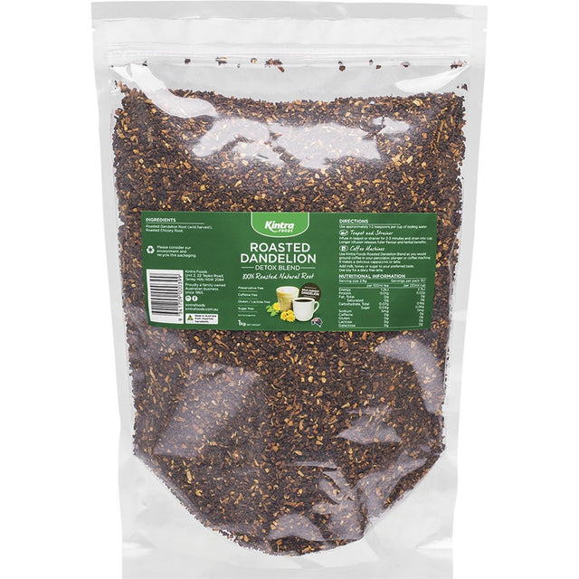 Kintra Foods Roasted Dandelion Blend Granular 1kg - Dr Earth - Drinks