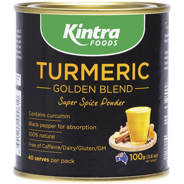 Kintra Foods Turmeric Golden Blend 100g - Dr Earth - Drinks