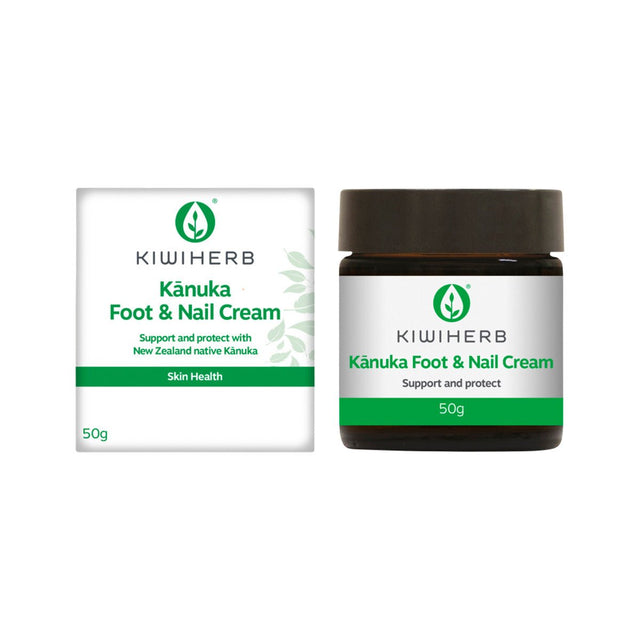 KIWIHERB Kanuka Foot & Nail Cream 50g - Dr Earth - Supplements