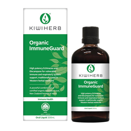 KIWIHERB Organic ImmuneGuard 200ml - Dr Earth - Supplements