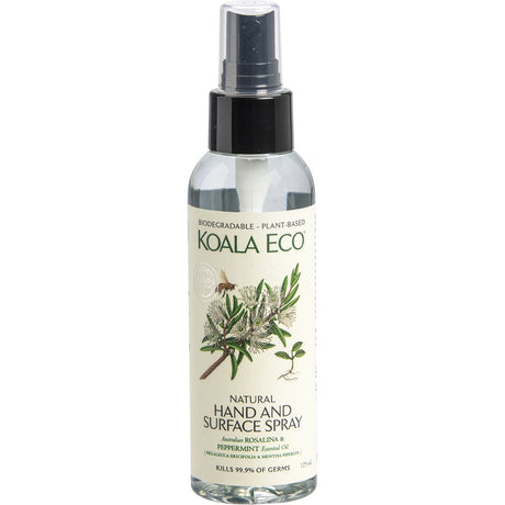 Koala Eco Natural Hand & Surface Spray Rosalina & Peppermint 125ml - Dr Earth - Bath & Body