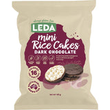 Leda MINI RICE CAKES Dark Chocolate 60g - Dr Earth - Biscuits