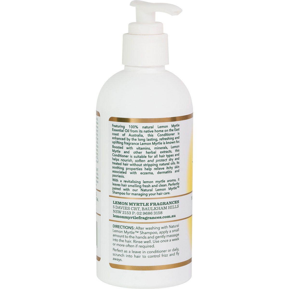 Lemon Myrtle Fragrances Conditioner 250ml - Dr Earth - Hair Care