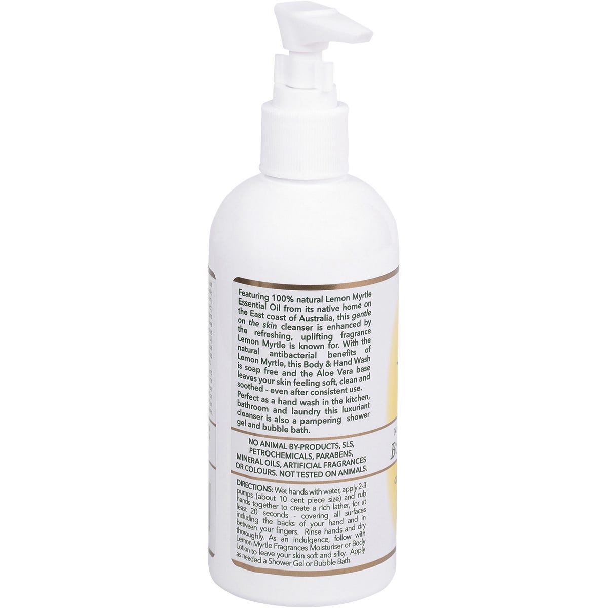 Lemon Myrtle Fragrances Hand & Body Wash 250ml - Dr Earth - Bath & Body