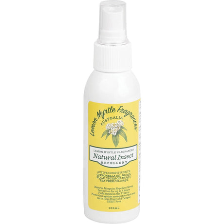 Lemon Myrtle Fragrances Natural Insect Repellent 125ml - Dr Earth - Outdoor Protection