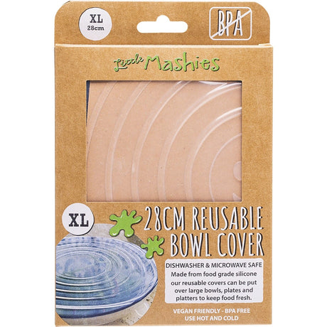 Little Mashies Reusable Bowl Cover XL 28cm - Dr Earth - Food Wraps & Covers