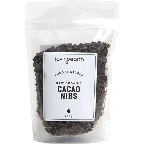 Loving Earth Cacao Nibs 250g - Dr Earth - Cacao