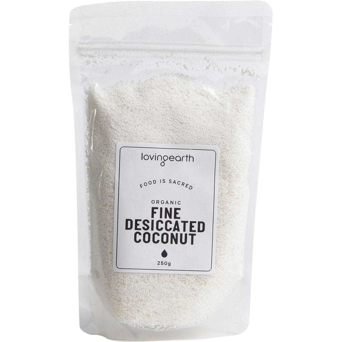 Loving Earth Fine Desiccated Coconut 250g - Dr Earth - Baking