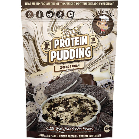 MACRO MIKE Plant Protein Pudding Cookies & Cream 400g - Dr Earth - Desserts