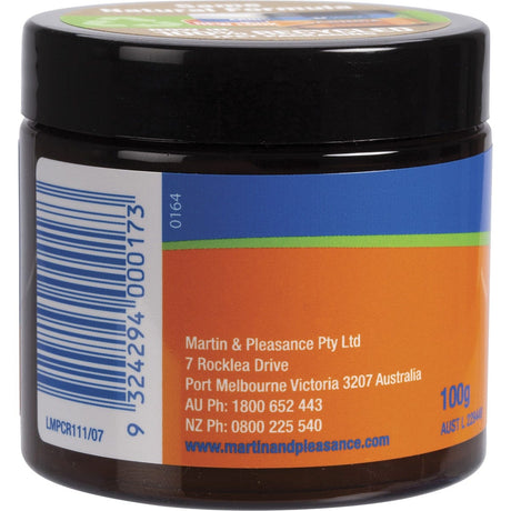 Martin & Pleasance Arnica Herbal Cream Jar 100g - Dr Earth - First Aid