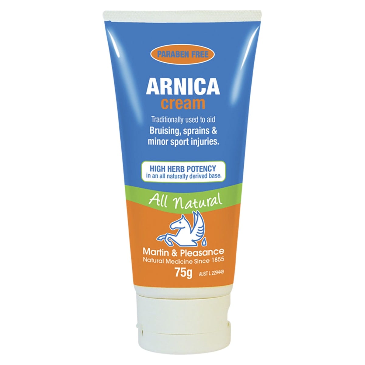 Martin & Pleasance Arnica Herbal Cream Tube 75g - Dr Earth - First Aid