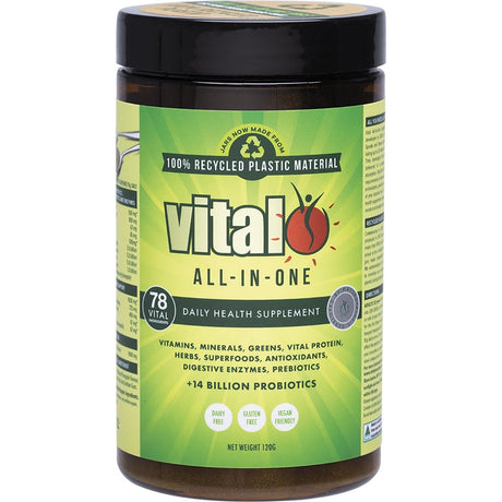 Martin & Pleasance Vital All-In-One Daily Health Supplement 120g - Dr Earth - Greens