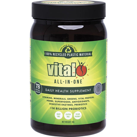 Martin & Pleasance Vital All-In-One Daily Health Supplement 1kg - Dr Earth - Greens