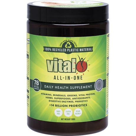 Martin & Pleasance Vital All-In-One Daily Health Supplement 300g - Dr Earth - Greens