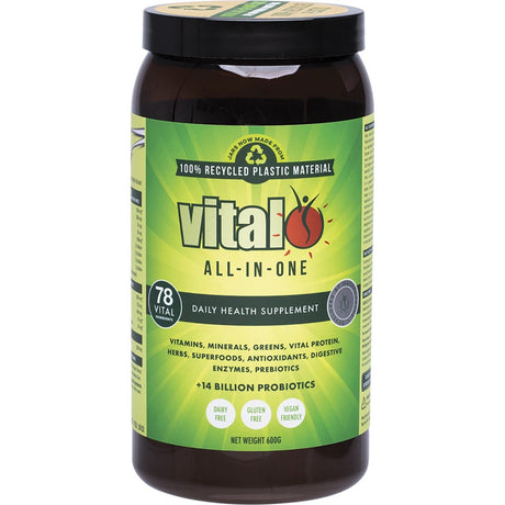 Martin & Pleasance Vital All-In-One Daily Health Supplement 600g - Dr Earth - Greens