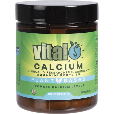 Martin & Pleasance Vital Calcium Vegecaps 60 Caps - Dr Earth - Supplements