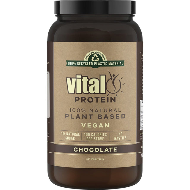 Martin & Pleasance Vital Protein Pea Protein Isolate Chocolate 500g - Dr Earth - Nutrition