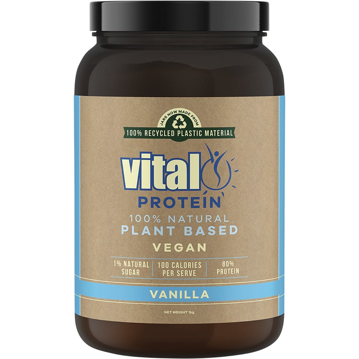 Martin & Pleasance Vital Protein Pea Protein Isolate Vanilla 1kg - Dr Earth - Nutrition