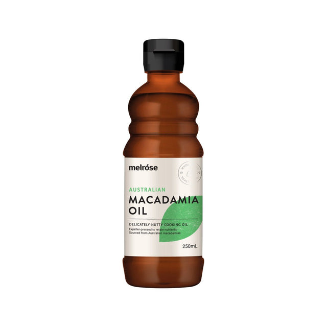 MELROSE Australian Macadamia Oil 250ml - Dr Earth - Body & Beauty, Skincare