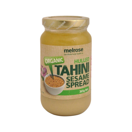 MELROSE Organic Tahini Sesame Spread Hulled 365g - Dr Earth - Sweetner, Natural Remedies, First Aid