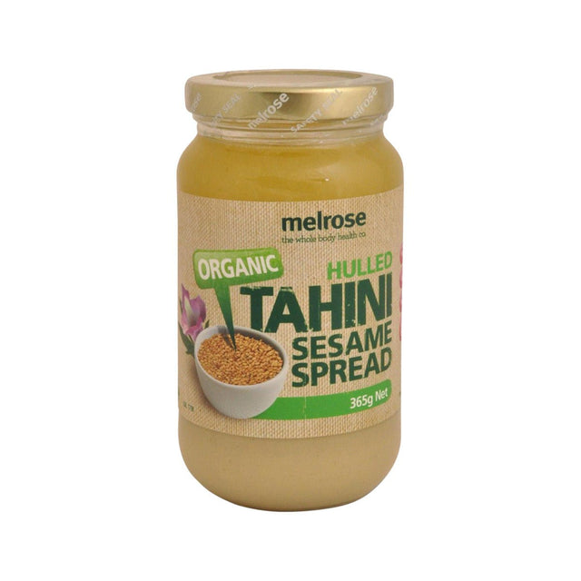 MELROSE Organic Tahini Sesame Spread Hulled 365g - Dr Earth - Sweetner, Natural Remedies, First Aid