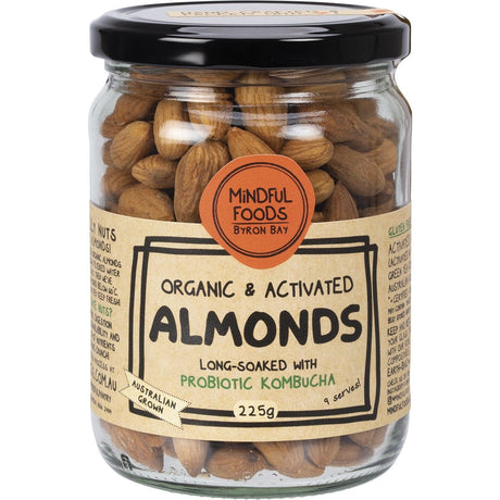 Mindful Foods Almonds Organic & Activated 225g - Dr Earth - Dried Fruits Nuts & Seeds